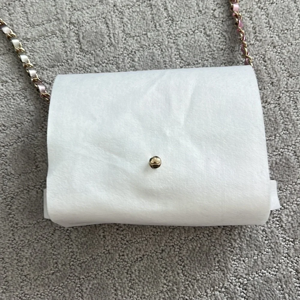 Chanel Pink & Silver Metallic Bag 😍